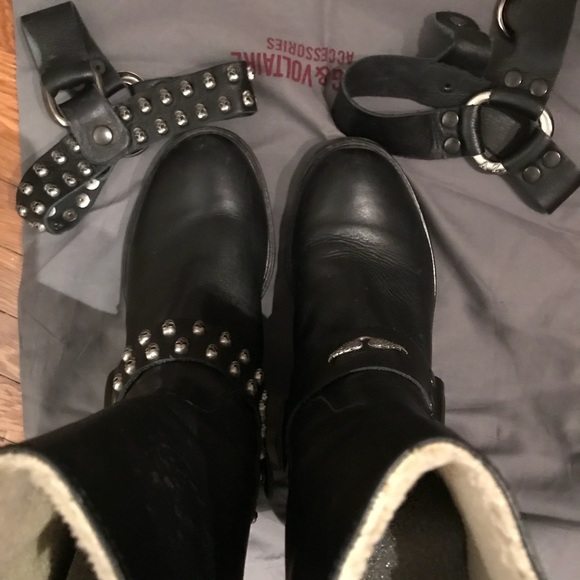 Zadig & Voltaire shearling-lined boots- 37 - Picture 4 of 8